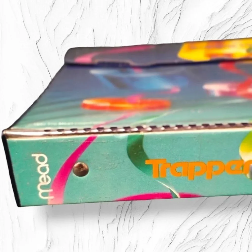 Mead Trapper Keeper Designer Series 1991 Abstract Art Paint Geometric #29100